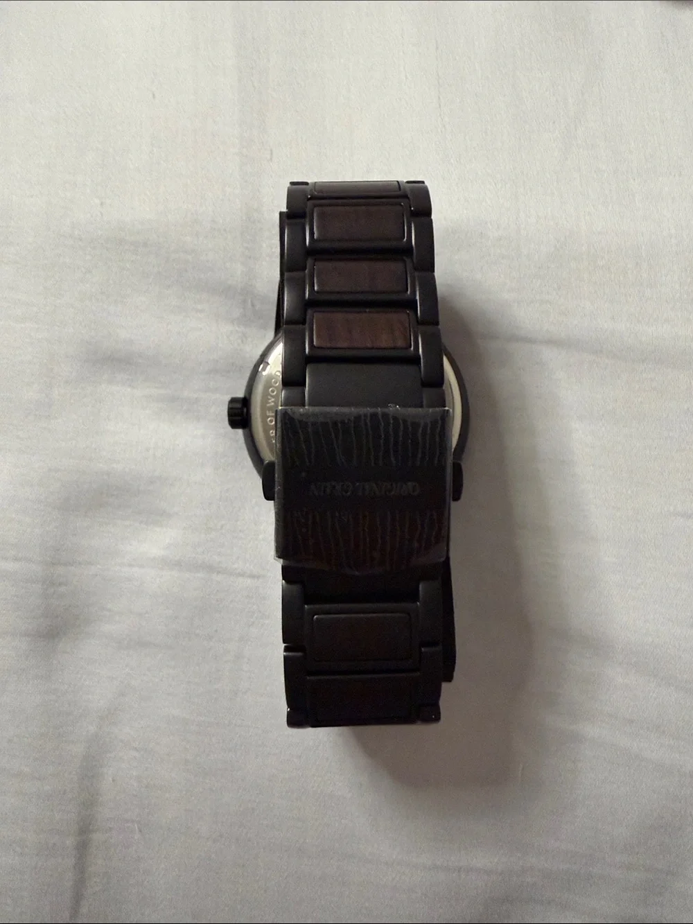 Original Grain Black Men's Bracelet Watch - Matte Black Finish